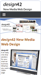 Mobile Screenshot of design42.com