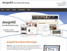 Tablet Screenshot of design42.com